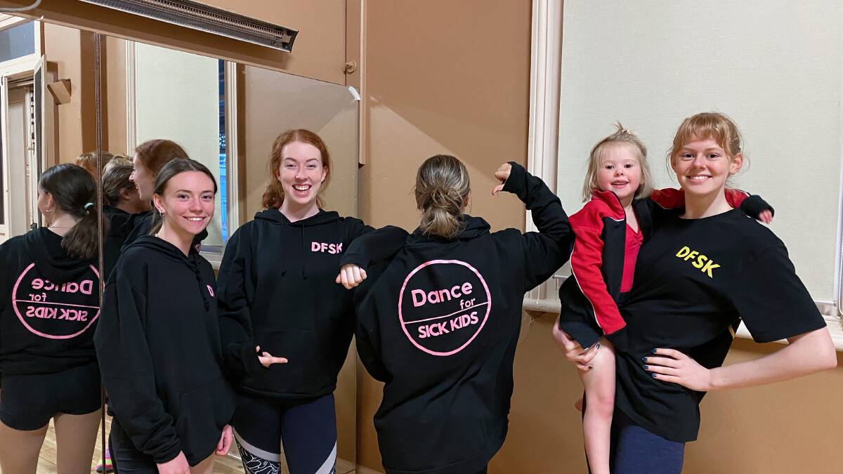 TEAM WORK: District Dance Studio dancers, Charlotte Wilton, Heather Hemley, Molly Hendy, Liana Box and Jemimah Webb. Picture: CONTRIBUTED