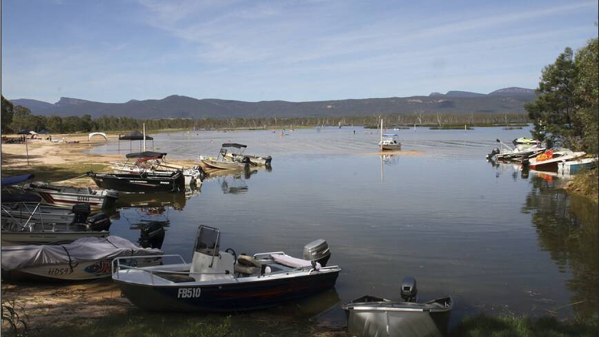 SUMMER: GWMWater are set to complete upgrade works on Lake Fyans' embankment and marina. Picture: FILE
