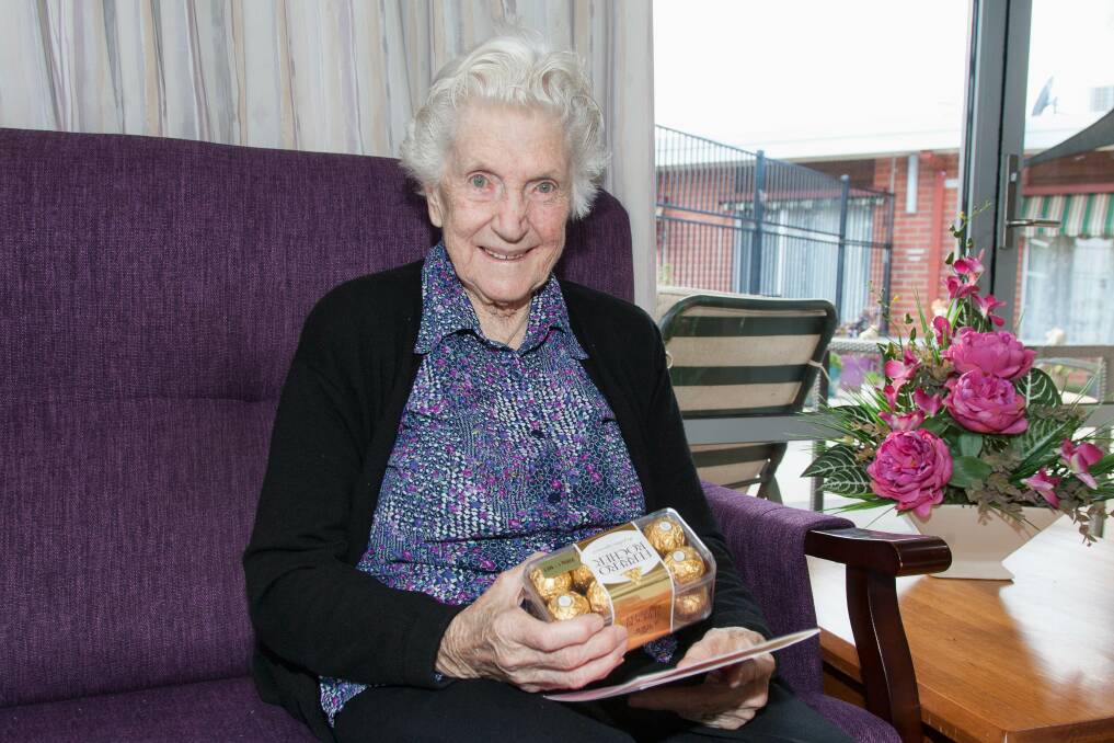 CELEBRATION: Eventide Home's Elaine McCracken will celebrate her 100th birthday on Saturday. Picture: CONTRIBUTED