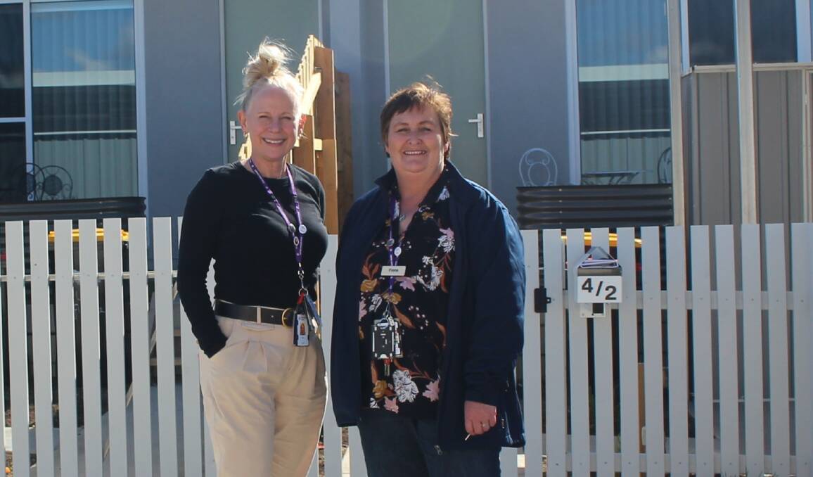 Stawell Site Director Sue Campigli and Stawell Support Services Manager Fiona Bottomley inspect the new accommodation. Picture supplied