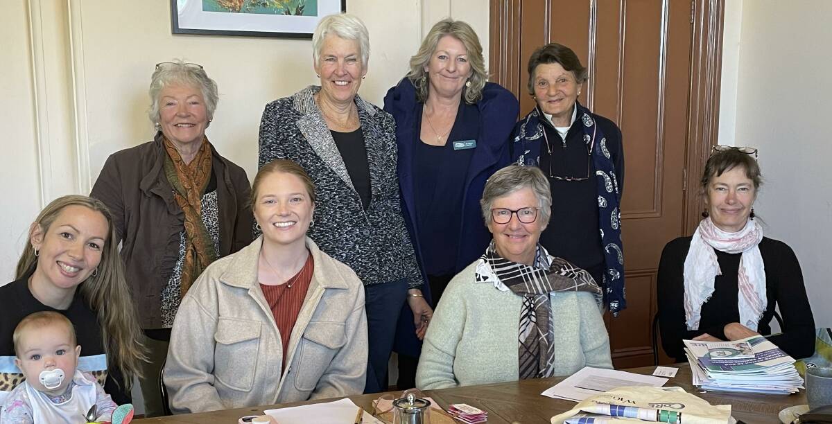 Women for Council - NGSV members and guests attended the May meeting, Carol, Prue, Karen, Anne, Jess and baby Amelia, Lauren and Jenny. with guest speaker Melissa Morris Picture by Sheryl Lowe
