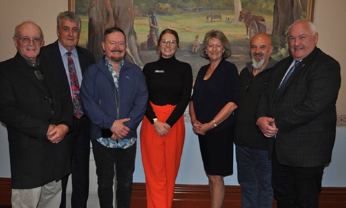 L-R Cr Trevor Gready, Cr Murray Emerson, Cr Rob Haswell (Mayor), Cr Lauren Dempsey, Cr Karen Hyslop, Cr Eddy Ostarcevic PhD and Cr Kevin Erwin.Picture supplied NGSC