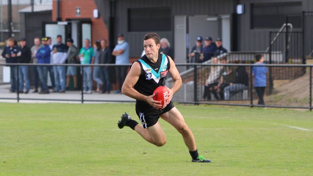 The Swifts' Scott Carey was among the best players named after his side's first round game against Kaniva-Leeor United
