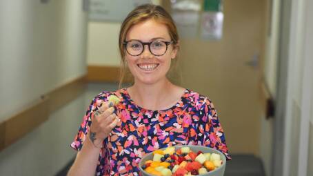 Lily Ramage is thriving in her new role at Grampians Health's Stawell campus as one of two new allied health professionals to start working at the campus in February. Picture supplied