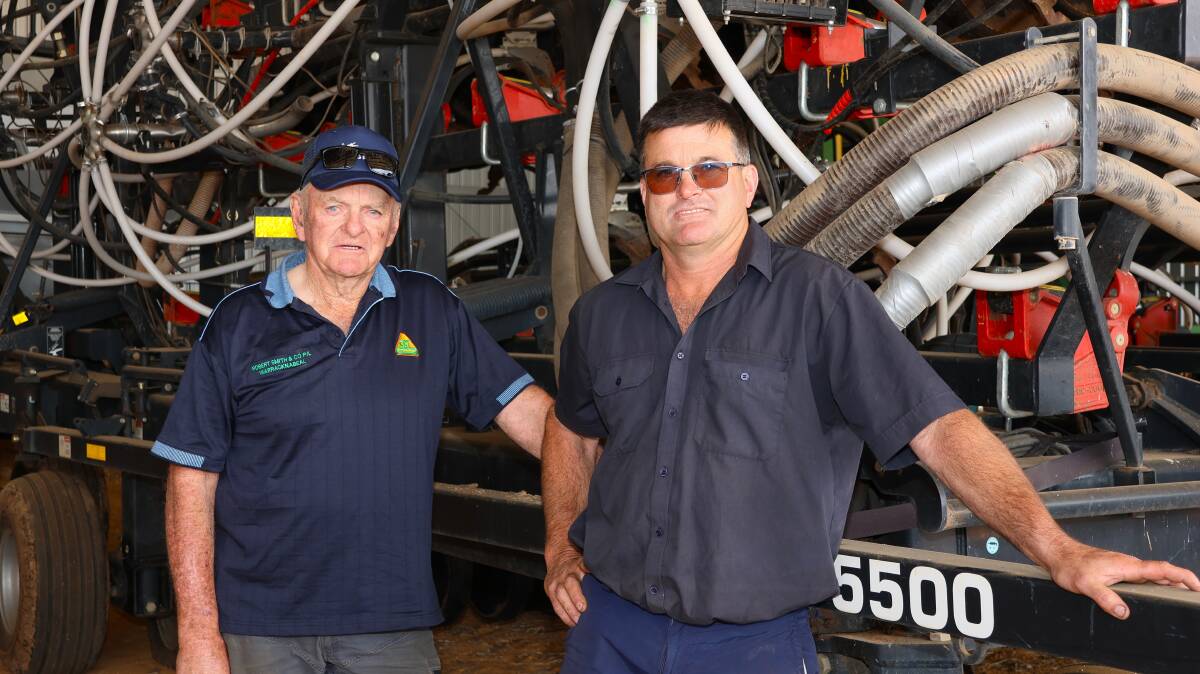 Working alongside his son, Travis, Mr Penny was servicing a tractor when he started experiencing excruciating chest pains. Picture supplied