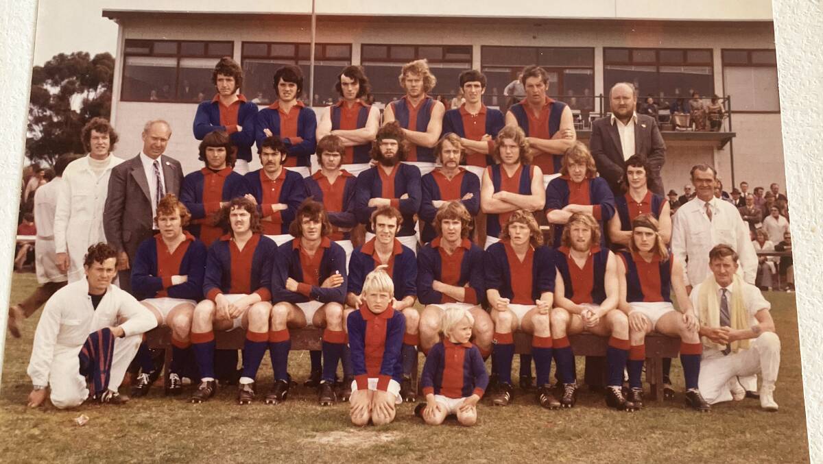Rupanyup Football Club's 1973 Wimmera Football League premiership team. Picture supplied.