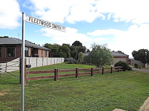 The Northern Grampians Shire recently named an unnamed road that runs between Hill Street and King Street, Stawell as 'Fleetwood Smith Way'. Picture supplied.