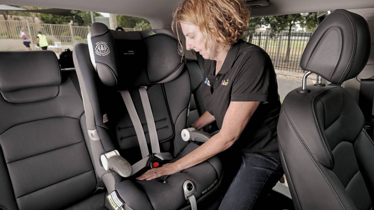 Of the nine child car restraints recently inspected in the municipality, 100 per cent were incorrectly installed or used. Picture supplied.