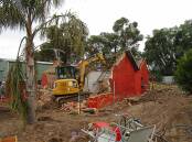 Stawell's last fully mud brick building was demolished after falling into disrepair. Picture supplied