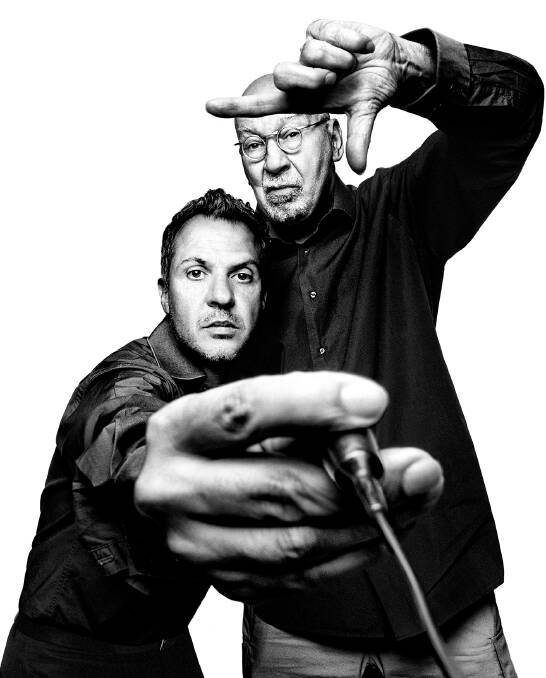 Photo by Platon, Self Portrait with George Lois, June 2012