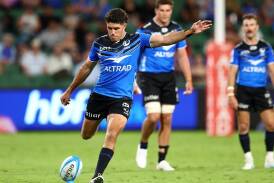 Ben Donaldson kicked eight-from-eight for 23 points to guide Western Force to a Super Rugby win. (HANDOUT/Western Force)