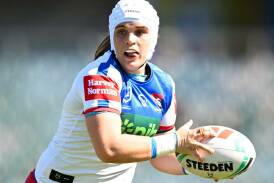 Jesse Southwell played a big role as Newcastle beat the Sydney Roosters in the NRLW season opener. Photo: Lukas Coch/AAP PHOTOS
